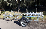 DBLPWC GALVANISED DOUBLE JET SKI TRAILER SINGLE AXLE BRAKED