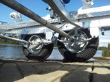 FIB7.8M15T GALVANISED BOAT TRAILER TANDEM AXLE BRAKED TO SUIT UP TO A 7.5mt HULL